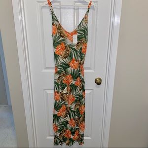 NWT Forever 21 Contemporary Floral Tie Waist Dress